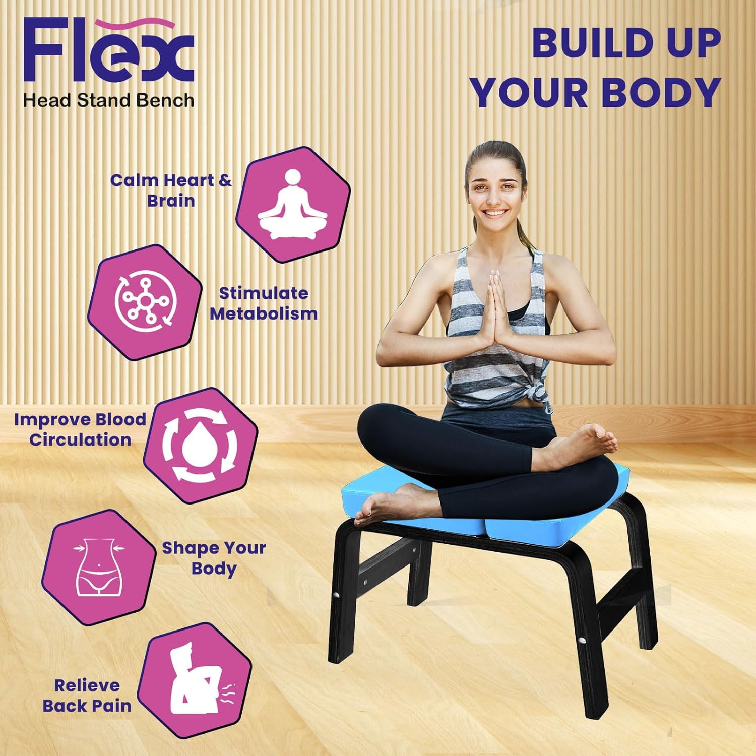Yoga Increase Blood Flow To Brain Exercises Flex Head Stand Bench