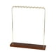 thumbnail image 2 of Soporte de Joyería Moderno con Ganchos Ahorro de Espacio de Encimera Duradero Colgante para Gemelos Colgantes Cadenas Estante de Soledad Soporte organizador de joyas, 2 of 10