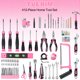 thumbnail image 2 of Kit de herramientas TVERIM de 412 piezas para reparaciones del hogar con estuche, 2 of 7