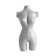 thumbnail image 4 of TISHITA Upper Body Mannequin PVC Multifunctional Clothing Display Propsinflatable Shirt Form Display Model for Scarves Swimwear Sales Women No Hand, 4 of 8