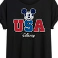 thumbnail image 3 of Disney - Americana - Mickey USA - Women's Oversized T-Shirt, 3 of 5