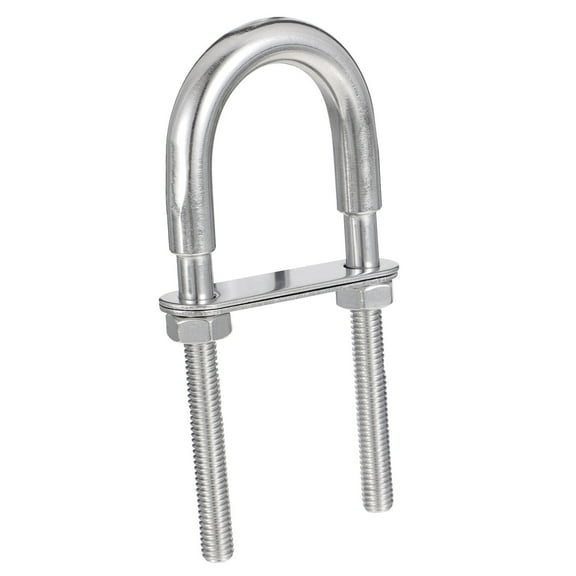 LEORX U Bolt Clamp 2Pcs Fasteners Hardware Parts for Industrial Use