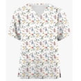 thumbnail image 4 of Venta al por mayor de uniformes de quirófano con estampado de princesas de Disney Frozen, suministros para el trabajo hospitalario, paños de trabajo dental para enfermeras, 4 of 5