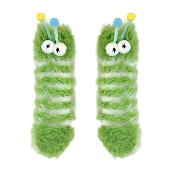 TELOLY Funny Fuzzy Silly Socks for Kids Women, Girls Fluffy Slipper Novelty Fun Socks, Boy Men Cute Cozy Soft Animal Socks