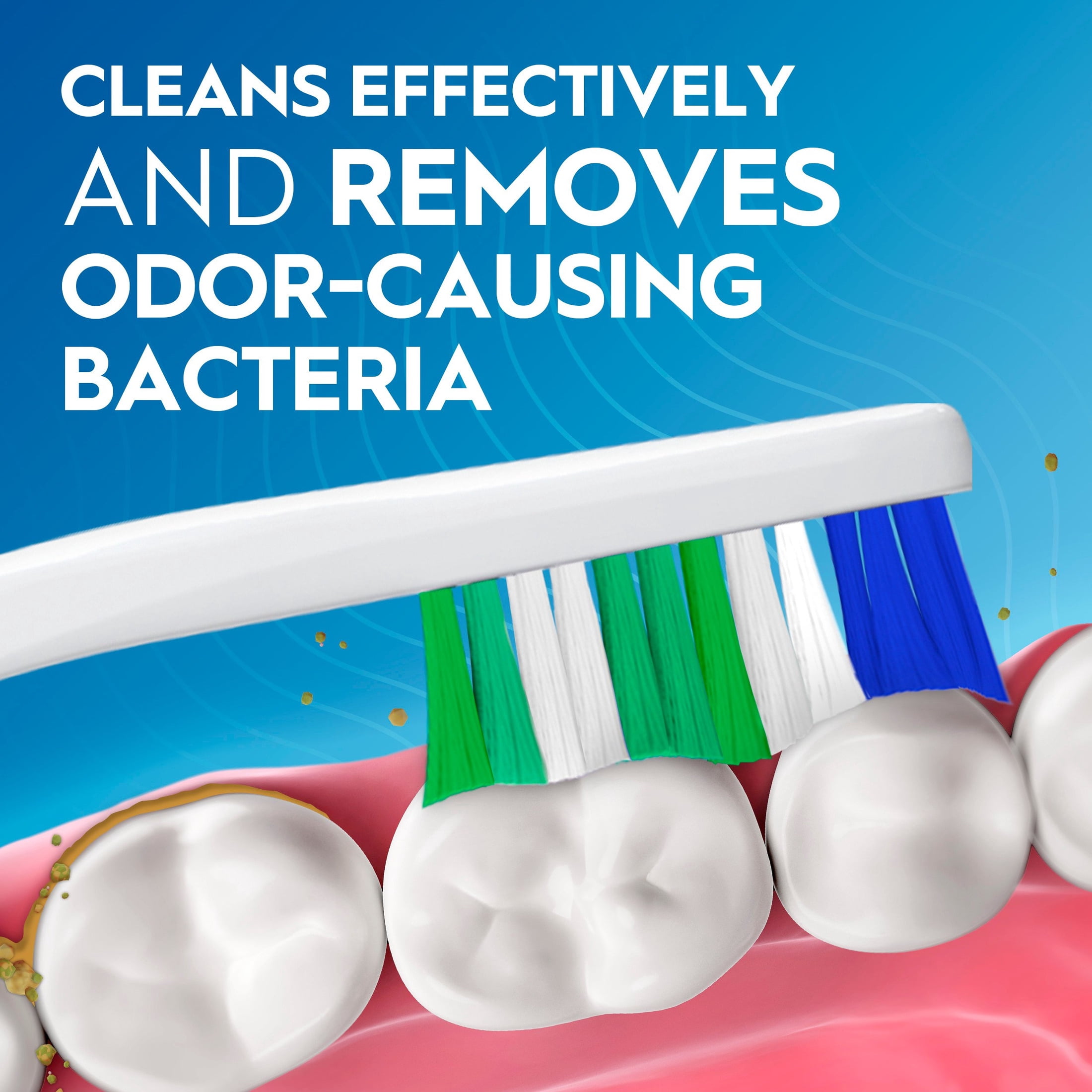 Oral-B Toothbrush Pack, Essential Clean Manual Toothbrushes, Soft Bristles, 6 Count