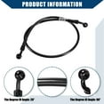 thumbnail image 5 of 1 Set 80cm Length Brake Hose Motorcycle Hydraulic Brake Line Oil Hose Pipe Fitting with Banjo, 5 of 7