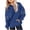 Dark Blue, variant on Lorytime Christmas Hoodies for Girls Boys Printed Sweatshirt Long Sleeve Tops with Pocket Drop Shoulder Pullover Purple