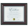 DAX 8.5 x 11 in. World Class Document Frame with Certificate