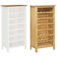 thumbnail image 5 of vidaXL Wine Cabinet Bottle Holder Floor Wine Cabinet Organizer Solid Oak Wood, 5 of 5