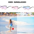 thumbnail image 2 of Girls Boys Rimless Sunglasses Cartoon Bear Children Outdoor Sun Glasses Lot K7V7, 2 of 7