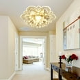 thumbnail image 5 of Deal! Modern Led Flower Crystal Ceiling Chandelier 9W Decor LampDecor Light (Warm White), 5 of 9