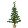 thumbnail image 2 of Northlight Pre-lit Christmas Tree with Pinecones and Burlap Base - 4' - Clear Lights, 2 of 8