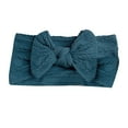 thumbnail image 2 of Girls Headbands Cute Bowknot Hairbands Size 0-3 Toddlers Trendy Stretchy Elastic Solid Color Hair Accessories Ribbons, 2 of 6
