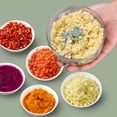 thumbnail image 4 of Oleegame 2PC Garlic Puree Hand Chopped A New Way Of Cutting Vegetables Multifunctional Shredd Green, 4 of 6