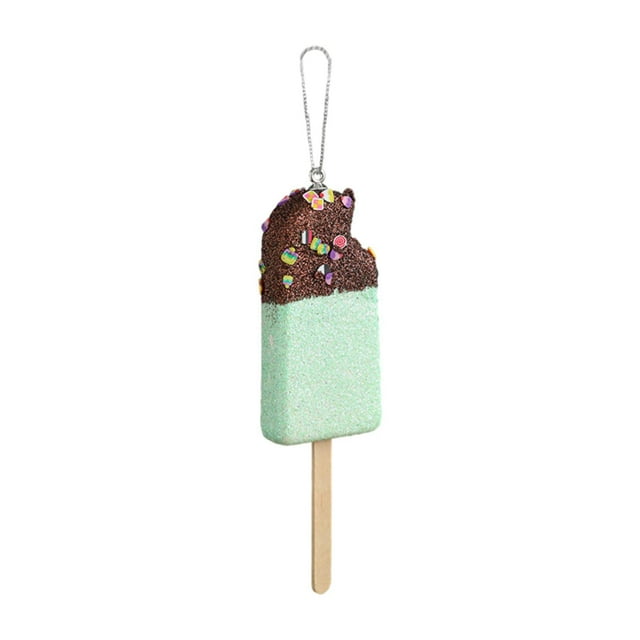 Decoraciones para Árboles de Navidad Macarena Colgantes de Bricolaje Gotas para Cafe de Helado Azul