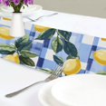 thumbnail image 4 of Yayeee Table Runner 90 inches Long Home Kitchen Dinning Party Decoration, Cartoon Lemon Leaves, 4 of 7