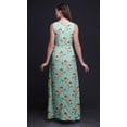 thumbnail image 2 of Bimba Floral Women Long Tank MaxiÂ&nbsp;Dress Round Neck Printed Party Gown-Large, 2 of 5