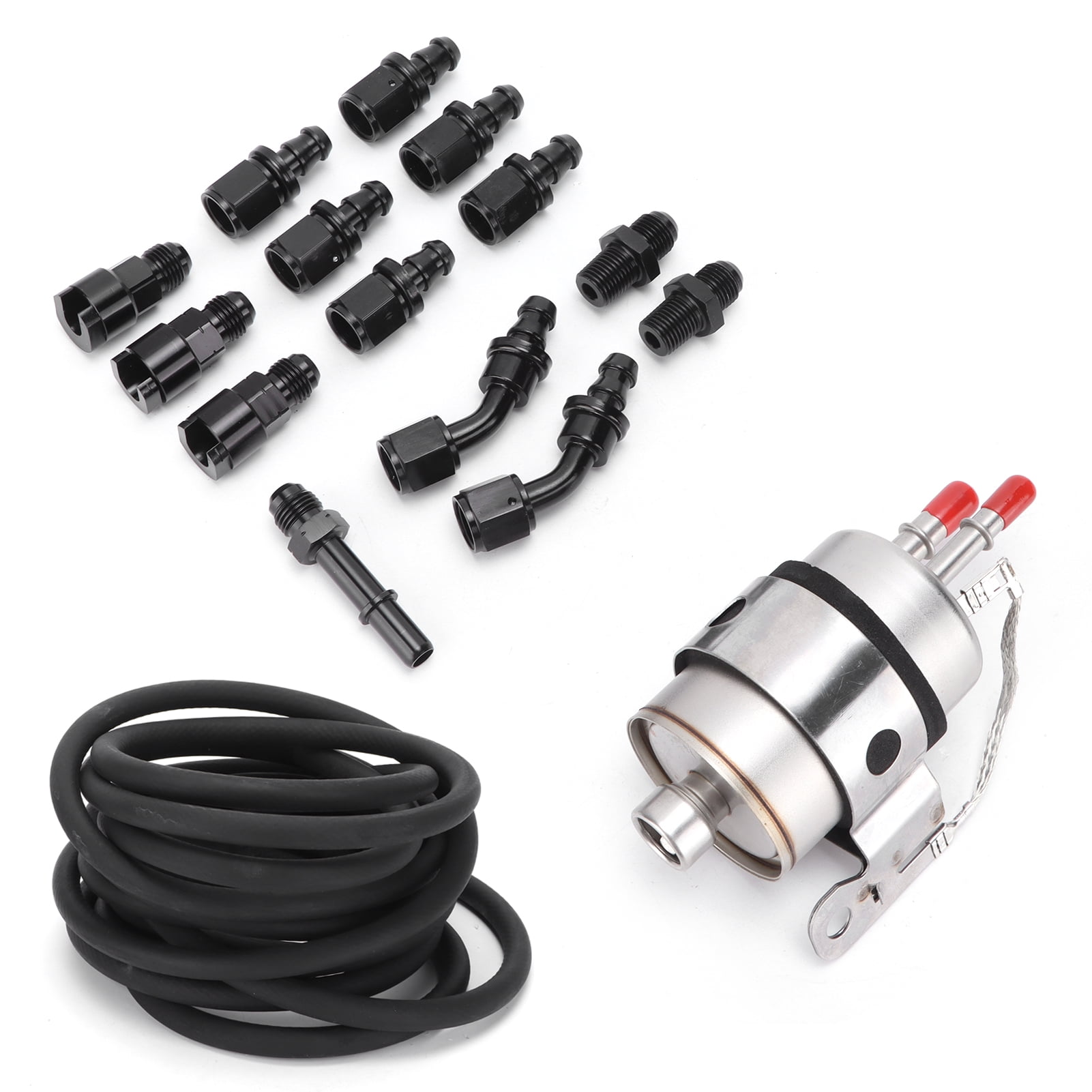 YLSHRF EFI Fuel Filter,Fuel Injection Line Fitting Adapter Kit 3/8 Male