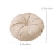 thumbnail image 3 of Cojín de suelo redondo de tela engrosada | Almohada lavable para ventana de balcón Tatami | Asientos de salón modernos y versátiles | Paño Suave y Duradero | 40x40x5cm | Naranja Amarillo Gris Beige, 3 of 8