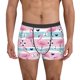 thumbnail image 1 of Fotbe Pink Striped Flamingo Calzoncillos Tipo Boxer con Bolsa de Soporte Total para Hombre, X-Temp Fresco, Transpirable y de Secado Rápido-X-Large, 1 of 5