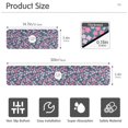 thumbnail image 3 of Yayeee Faucet Mat for Kitchen Sink 14.7" Diatomite Long Splash Guard Pad, Pink Vibrant Flowers Pattern, 3 of 7