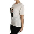 thumbnail image 2 of Dolce  Gabbana White Silk Stretch #dgfamily T-shirt, 2 of 6
