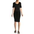 thumbnail image 2 of Oh! Mamma Women’s Maternity T-Shirt Dress, 2 of 6