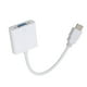 thumbnail image 4 of Adaptador de interfaz multimedia HD a VGA ABS 1080P/1.4 Salida Plug and Play Convertidor de interfaz multimedia HD a VGA Blanco, 4 of 14