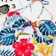 thumbnail image 5 of Gibobby Traje de Baño Sexy Bikini Lady Women Empalme Push-Up Sujetador de una pieza Bikini Conjunto de playa Traje de baño Traje de baño(Multicolor,G), 5 of 5