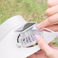 thumbnail image 4 of White Summer 2 In 1 Sunshade Fan Round Cap Solar Powered For Outdoor Toy Plastic, 4 of 7