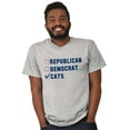 thumbnail image 4 of Cat Political Funny Election Politics Men's Graphic T Shirt Tees Brisco Brands S, 4 of 4