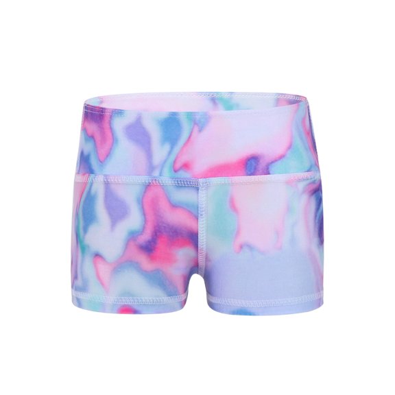 iEFiEL Kids Girls Boy Shorts High Waist Dance Shorts Bottoms Activewear for Sports Gymnastic Workout