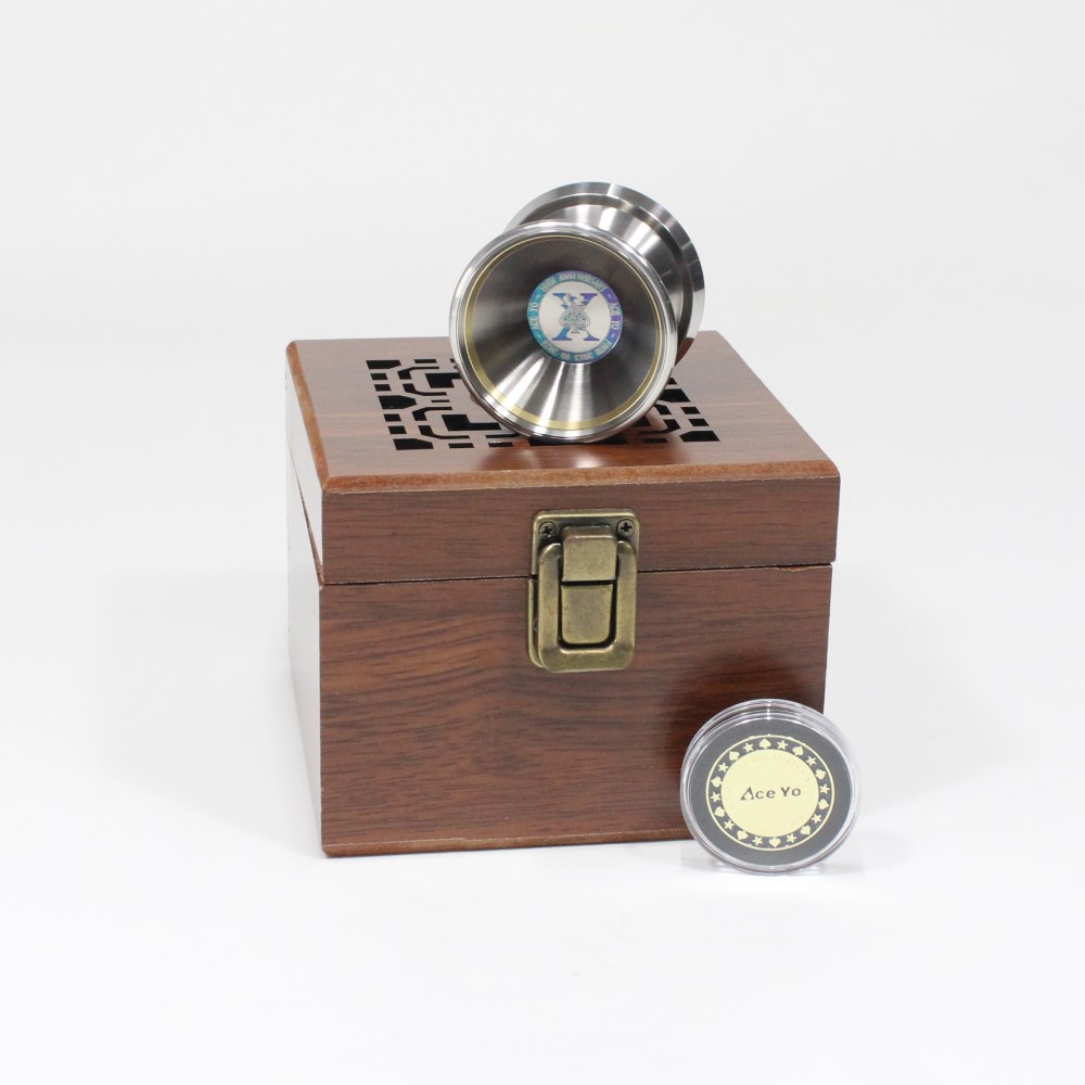 Ace Yo BTS X Yo-Yo - Born to Speed - Titanium with Stainless Steel & Aluminum Rings - Tri-Metal YoYo (Raw)