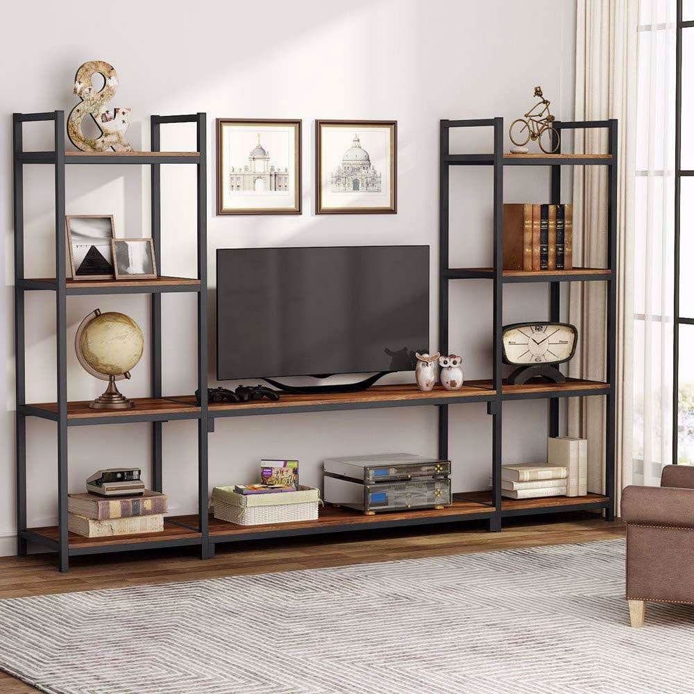 Tribesigns Large 3 Piece Entertainment Center Wall Units With Storage