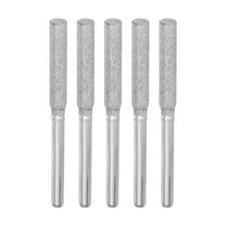 Uxcell 5 Packs Diamond Chainsaw Sharpener Bits 5/32" 4mm Cylinder Head Electric Chain Saw Grinder