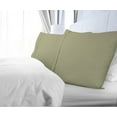 thumbnail image 3 of Royale Linens King Pillowcase Set of 2 - Bed Pillow Cover - 20" x 40" -Sage Green Pillowcases - 1800 Brushed Microfiber, Wrinkle & Fade Resistant - Soft & Cozy- King Size Pillow Case (King, Sage), 3 of 9