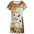 thumbnail image 3 of Will Always Have Hope Short Sleeve Dress Women Summer Evening Dresses Ladies Sundress, 3 of 7