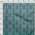 thumbnail image 2 of oneOone Silk Tabby Fabric Geometric Ikat Print Sewing Fabric BTY 42 Inch Wide, 2 of 4