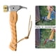 thumbnail image 5 of Martillo de cobre para acampar al aire libre, carpa, lona, ​​clavos, clavijas, martillo, mango de madera, para exteriores Los 22x11cm, 5 of 9
