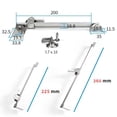 thumbnail image 2 of 1 Uds. Restrictor de ventana abatible Restrictor de ventana Restrictor de ventana para ajustar la apertura de la ventana (asiento fijo de fondo plano), 2 of 5