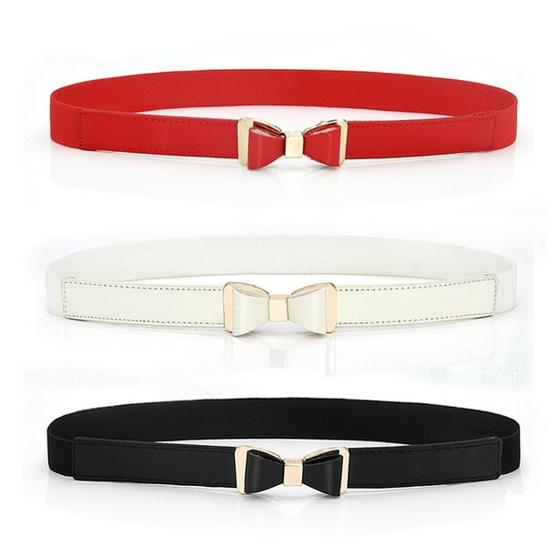 Thin black belts for dresses 2025