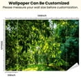 thumbnail image 3 of Peel and Stick Wallpaper Green summer park vivid landscape Modern Art Wall Mural Decor Self Adhesive and Removable 100in x 144in, 3 of 8