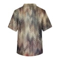 thumbnail image 3 of LINMOUA Plus Size Halloween Printed Scrub Working Uniform Tops For Men's Cross V-Neck Short Sleeve Fun T-Shirts Workwear Tee With Pockets, 3 of 3