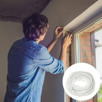 RENACLIPY Window Seal Strip Felt White 1 Set Weatherproof Draft Stopper for Doors and