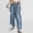 Sky Blue, variant on SIYUDAN Women Pants Casual Pants Women Army Green Adult Baggy Pants Lounge Pants Wide Legged Pants With Pockets Women Fall Pants