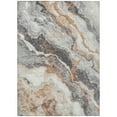 thumbnail image 2 of Addison Rugs Chantille Indoor/Outdoor Transitional Abstract Silver Washable Rectangle Rug, 2'6" x 3'10", 2 of 6