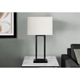 thumbnail image 2 of Lighting - Table Lamp - Usb Port - 28"h - Black Metal - Ivory / Cream Shade, 2 of 3