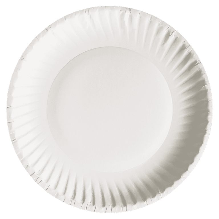 Green Label 6 in. Uncoated Paper Plates in White (1000 Per Case)  AJMPP6GREWH - The Home Depot