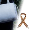 thumbnail image 6 of Segolike Shoulder Bag Strap Replacement Belt DIY Adjustable Length Metal Hooks Women Men Handbag Strap Shoulder Bag Strap for Purse Making Luggage , Brown, 6 of 8