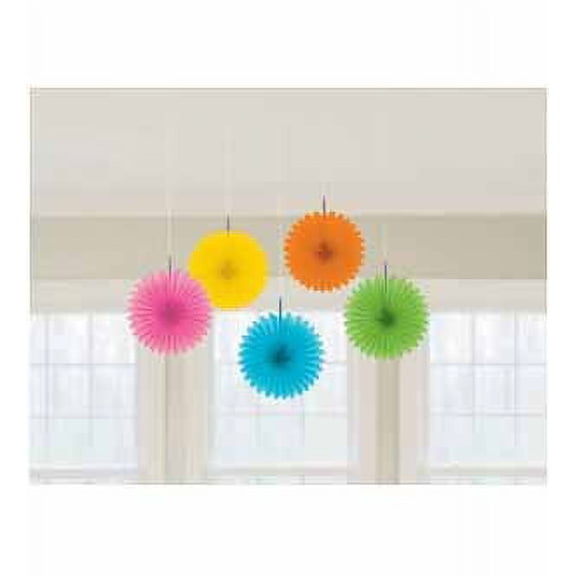 Paper Mini Hanging Fan Decorations